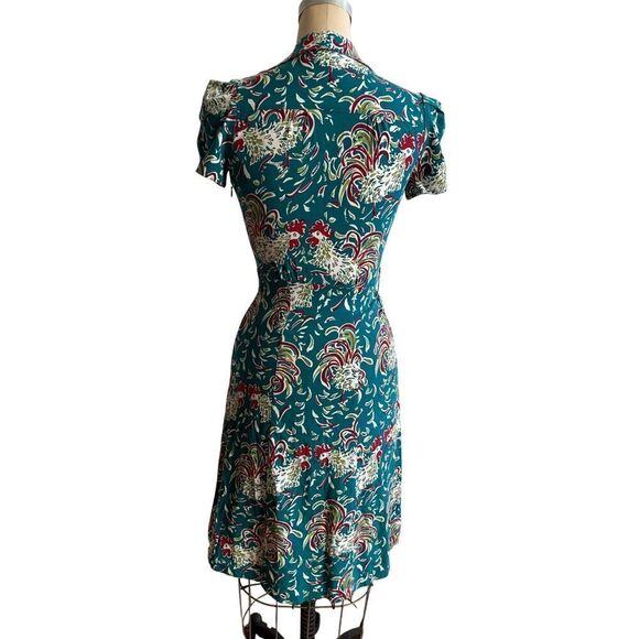 Trashy Diva Candice Gwinn Rooster Dress XS/0‎ EUC - Picture 4 of 6